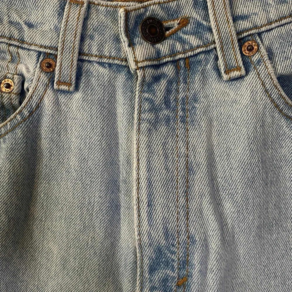 Vintage 90s Levis 512 Jeans‎ Slim Fit Tapered Leg 7 Long 25x32 High Rise - Picture 3 of 8